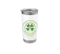 Los panes de soda del día de San Patricio traen la suerte de los irlandeses Vaso térmico de acero inoxidable de doble pared
