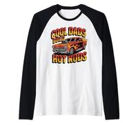 Los papás geniales construyen Hot Rods | Hot Rod Car Lover | Muscle Car Camiseta Manga Raglan