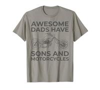 Los papás Impresionantes Tienen Hijos y Motocicletas Motorista papá Camiseta