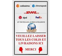 Los paquetes desiertan aquí carteles de blanqueo, 20 cm x 30 cm, letreros metálicos, entrega decoración para la puerta principal. Leave Package Here Metal Tin Sign (FR vers le bas 2314)