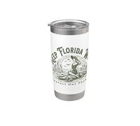 Los parques de vida silvestre de Florida para mujer mantienen el cocodrilo salvaje de Florida Vaso térmico de acero inoxidable de doble pared