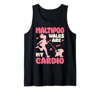 Los Paseos por Maltipoo Son mis mamás de Perros cardiovasculares Maltipoo Camiseta sin Mangas