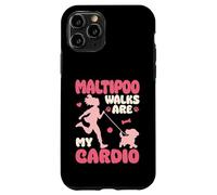 Los Paseos por Maltipoo Son mis mamás de Perros cardiovasculares Maltipoo Carcasa para iPhone 11 Pro