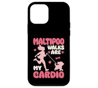 Los Paseos por Maltipoo Son mis mamás de Perros cardiovasculares Maltipoo Carcasa para iPhone 12 Mini