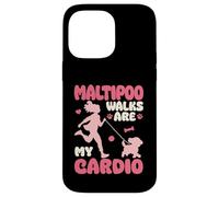 Los Paseos por Maltipoo Son mis mamás de Perros cardiovasculares Maltipoo Carcasa para iPhone 14 Pro MAX