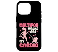 Los Paseos por Maltipoo Son mis mamás de Perros cardiovasculares Maltipoo Carcasa para iPhone 16 Pro