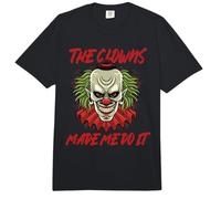 Los Payasos me Obligaron a Hacerlo Terrorífico Payaso de cir Comfort Colors Adult Heavyweight T-Shirt