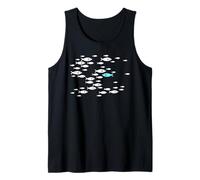 Los Peces nadan contra la Corriente en el mar Camiseta sin Mangas