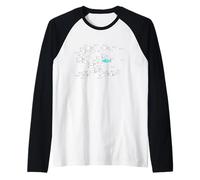 Los Peces nadan contra la Corriente en el mar Camisetas para Hombre Mujer Camiseta Manga Raglan