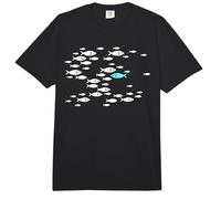 Los Peces nadan contra la Corriente en el mar Comfort Colors Adult Heavyweight T-Shirt