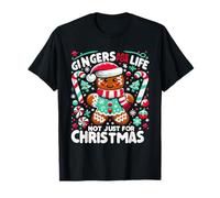 Los pelirrojos son para la vida, no solo para Navidad, divertidas mujeres navideñas Camiseta