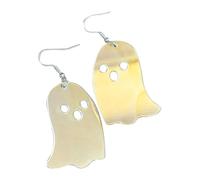 Los pendientes de doble hélice atraen las miradas en este Halloween con encantadores pendientes que reflejan el espíritu de la joya de anillo, talla única, Plástico, Sin piedra preciosa