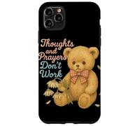 Los Pensamientos y Las oraciones no Funcionan Oso Triste Humor Oscuro Carcasa para iPhone 11 Pro MAX