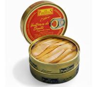 LOS PEPERETES Bonito en Aceite de Oliva 120 g | Bonito del Atlántico Gourmet | Conserva Artesanal Gallega | Envasado a Mano con Aceite de Oliva Virgen Extra | Producto Natural y Saludable
