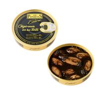 Los Peperetes - Chipirones en su Tinta - Mejor Conserva de Marisco del Mundo - Recomendadas por David Beckham - 1 Lata 120g