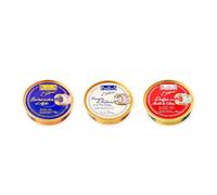 los peperetes conservas Berberechos Ajillo, Navajas Natural y Pulpo Aceite Oliva pack 3 latas