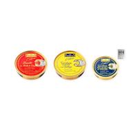 los peperetes conservas Bonito Aceite Oliva, Sardinillas Gallega y Sardinillas Aceite Oliva pack 3 latas 3 piezas