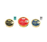 los peperetes conservas Chipirones Tinta 120g, Pulpo Aceite Oliva y Sardinillas Aceite Oliva pack 3 latas 3 piezas