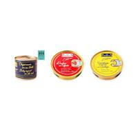 los peperetes conservas Chipirones Tinta 460g, Pulpo Ajillo y Sardinillas Gallega pack 3 latas
