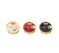 los peperetes conservas Mejillones Escabeche 10-12, Centollo Natural y Ventresca Bonito Mantequilla pack 3 latas 3 piezas