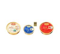 los peperetes conservas Mejillones Escabeche 10-12, Navajas Ajillo y Bonito Aceite Oliva pack 3 latas 3 piezas