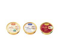 los peperetes conservas Mejillones Escabeche 10-12, Navajas Natural y Centollo Natural pack 3 latas 3 piezas