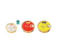los peperetes conservas Ostras Escabeche, Bonito Aceite Oliva y Sardinillas Gallega pack 3 latas
