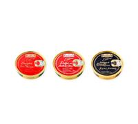 los peperetes conservas Percebes Rías Gallegas, Pulpo Aceite Oliva y Ventresca Bonito Mantequilla pack 3 latas 3 piezas