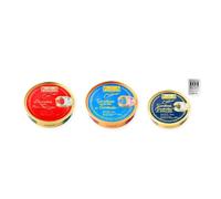 los peperetes conservas Percebes Rías Gallegas, Sardinillas Escabeche y Sardinillas Aceite Oliva pack 3 latas 3 piezas