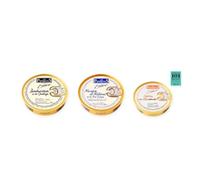 los peperetes conservas Zamburiñas Gallega, Navajas Natural y Ostras Escabeche pack 3 latas
