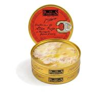 LOS PEPERETES Lata Ventresca de Atún Rojo en Mantequilla Airas Moniz | Atún Rojo de Almadraba | Conserva Gourmet Artesanal con Mantequilla Gallega de Leche de Vaca Jersey | 120 g