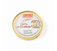 LOS PEPERETES Ostras 120 g | Marisco Gallego Gourmet | Ostras del Atlántico en Conserva Artesanal | Producto Natural y Delicatessen | Sabor Auténtico del Mar de Galicia