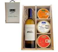 LOS PEPERETES Pack Deluxe Marisco Gallego con Albariño Pazo Señorans | Caviar de Erizo ×2 · Navajas ×2 · Percebes ×2 | Lote Exclusivo Gourmet