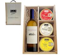 LOS PEPERETES Pack Gourmet Marisco Gallego con Albariño Pazo Señorans | Pulpo al Pimentón ×2 · Zamburiñas ×2 · Sardinillas a la Gallega ×2 | Lote Delicatessen Premium