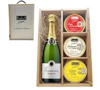 LOS PEPERETES Pack Gourmet Marisco Gallego con Cava Gramona Imperial | Pulpo al Pimentón ×2 · Zamburiñas ×2 · Sardinillas a la Gallega ×2 | Lote Delicatessen Premium