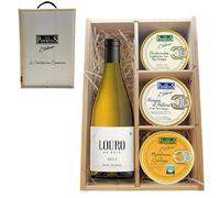 LOS PEPERETES Pack Gourmet Marisco Gallego con Louro Godello | x2 Berberechos al Natural · x2 Navajas al Natural · x2 Mejillones a la Gallega | Estuche Lote Delicatessen Premium Latas Conserva