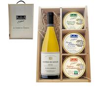 LOS PEPERETES Pack Gourmet Marisco Gallego + Vino Blanco Remírez de Ganuza | Berberechos al Natural ×2 · Navajas al Natural ×2 · Mejillones en Escabeche ×2 | Delicia Artesanal