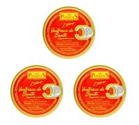 LOS PEPERETES X3 LataVentresca de Atún 120 g | Conserva Gourmet Gallega | Ventresca en Aceite de Oliva Virgen Extra | Elaboración Artesanal | Sabor Suave y Natural del Atlántico