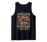 Los Perdedores renuncian a los ganadores Recargar la máquina tragamoned Camiseta sin Mangas