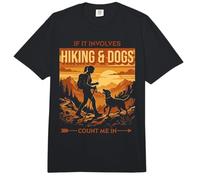 Los Perros de Senderismo cuentan Conmigo en Sendero de Aventura Comfort Colors Adult Heavyweight T-Shirt