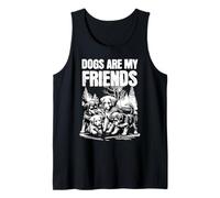 Los perros me enseñan lo que significa la amistad | Lealtad y paciencia Camiseta sin Mangas