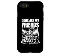 Los perros me enseñan lo que significa la amistad | Lealtad y paciencia Carcasa para iPhone SE (2020) / 7 / 8