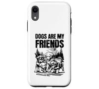 Los perros me enseñan lo que significa la amistad | Lealtad y paciencia Carcasa para iPhone XR