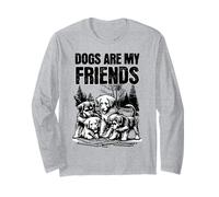 Los perros me enseñan lo que significa la amistad | Lealtad y paciencia Manga Larga