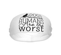 Los Perros Porque Los Humanos Son Lo Peor Unisex Cinta Sudor Cabeza Transpirable Headband Comoda Banda para El Sudor para Gimnasio Fútbol Ciclismo Yoga