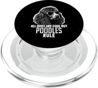 Los Perros Son geniales, Pero los caniches gobiernan Divertidos PopSockets PopGrip para MagSafe