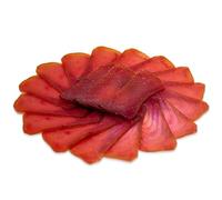 Los Picones Gourmet® Mojama de Atún Extra I Delicia Mediterránea I Textura Firme I Sabor Intenso I Especialidad Española I Ideal para Aperitivos y Ensaladas I 200 gramos aprox.