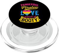 Los piratas pansexuales aman todo tipo de orgullo de Booty Pan Funny PopSockets PopGrip para MagSafe
