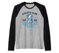 Los Pitufos Athletic Club Universitario Deportes Camiseta Manga Raglan
