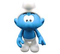 Los pitufos figura de vinilo pitufo blanco y azul - flocked 19 cm